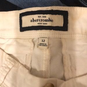 White Abercrombie Shorts